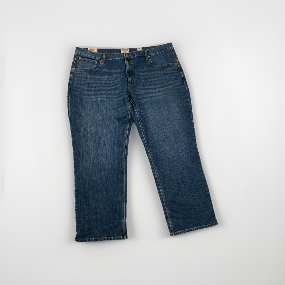 Red Head Jeans Mens 44x30 Blue Denim Classic Fit Dark Wash New